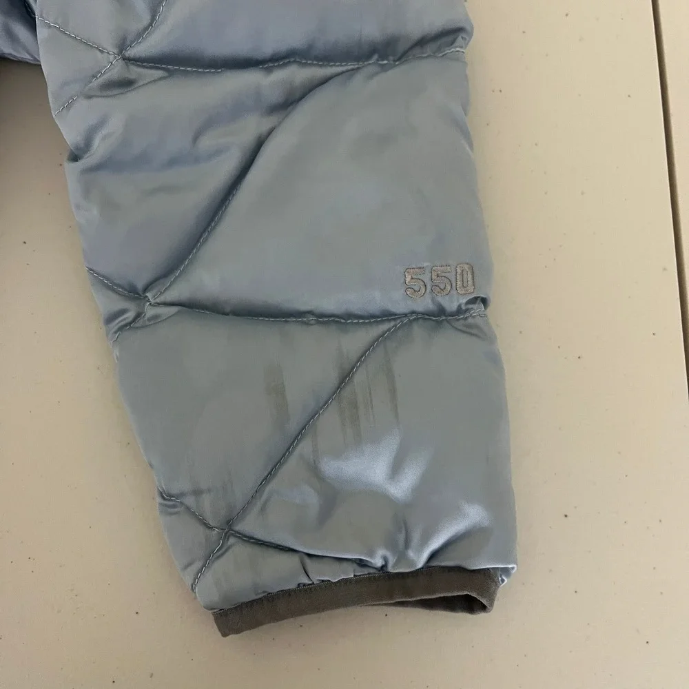 The North Face Girls XL Blue Quilted Diamond Puffer‎ Jacket Winter Coat 550